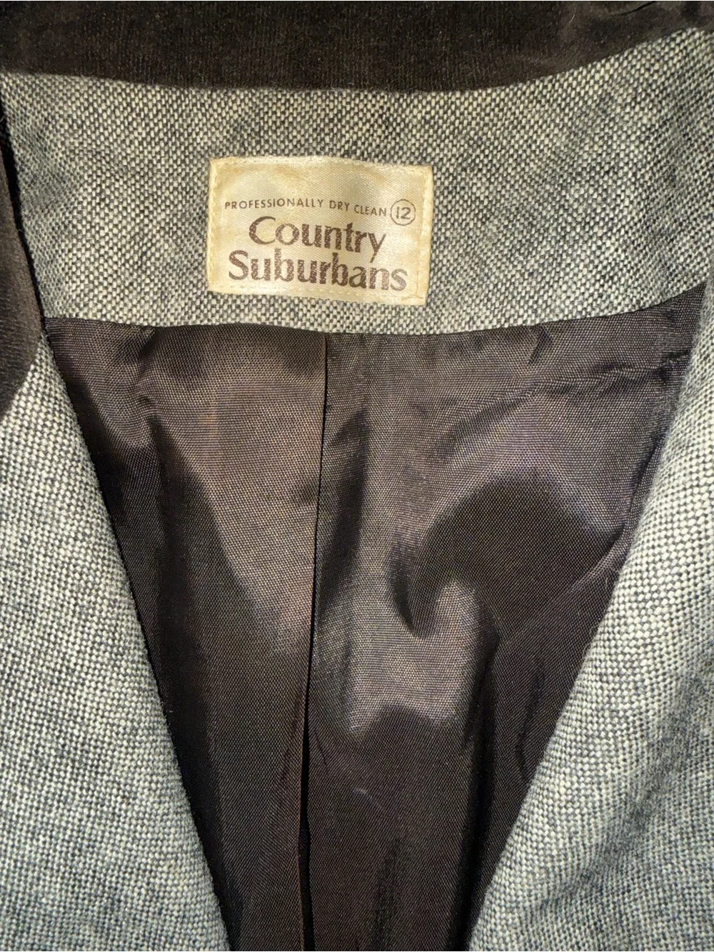 Vintage Country Suburbanists herringbone twd class prep 70s80s
